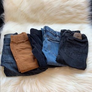 Bundle of 5 Boy Jeans/pants size 3t